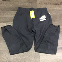 Side Zip Breeches *gc, older, seat seam threads, mnr stained seams, faded?stains
