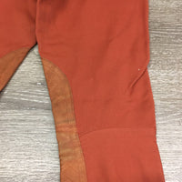 Vintage High Waist Side Zip Breeches,Leather Knees *vgc, mnr undone stitching, rubs, snags, pills & stains
