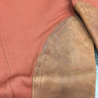 Vintage High Waist Side Zip Breeches,Leather Knees *vgc, mnr undone stitching, rubs, snags, pills & stains
