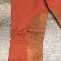 Vintage High Waist Side Zip Breeches,Leather Knees *vgc, mnr undone stitching, rubs, snags, pills & stains
