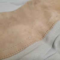 High Waist Hvy Side Zip Breeches *gc, older, mnr unstitched seams, snags, puckers & stains, older, pills, hairy velcro
