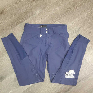 EuroSeat Breeches *gc, mnr discolored spots/stain, seam puckers, seat rubs, pilly lining, older, curled waist, faded, stains