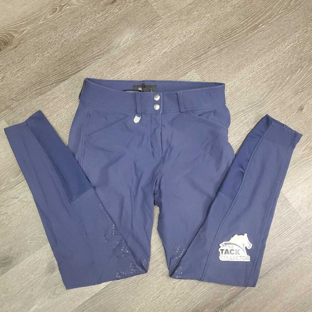 EuroSeat Breeches *gc, mnr discolored spots/stain, seam puckers, seat rubs, pilly lining, older, curled waist, faded, stains