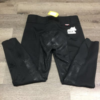 "Grand Prix Thermo" Fleece Lined Sticky Full Seat Breeches *vgc/xc, mnr hair
