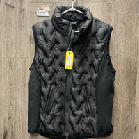 Puffy Vest, Zipper *xc/like new, mnr hairy
