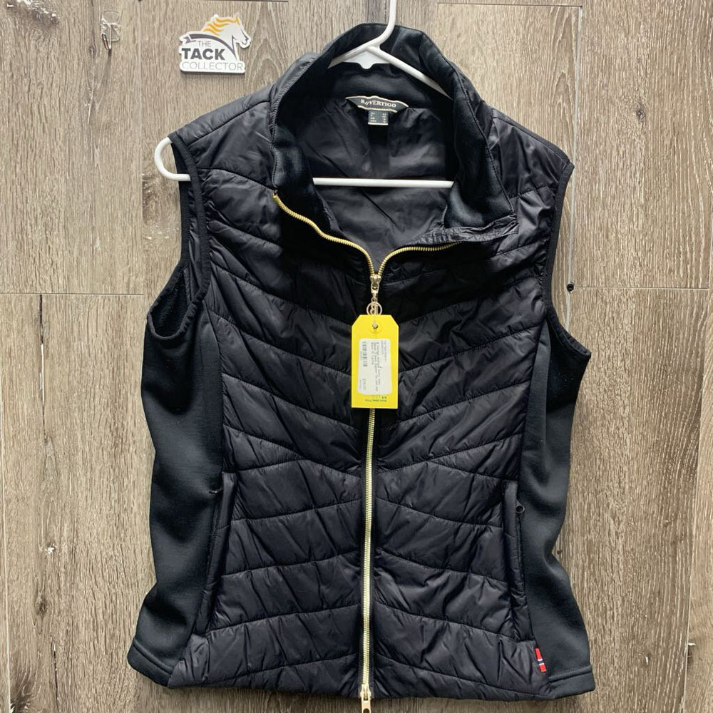 'Adriana' Puffy Vest, Zipper, 2 Back Zippers *xc, mnr hair, rubs & pills