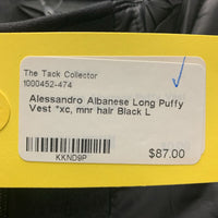 Long Puffy Vest *xc, mnr hair