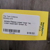 Fleece Lined Vest *xc, v.mnr stain/dirt
