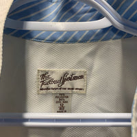 LS Show Shirt, attached snap collar *vgc, mnr snag