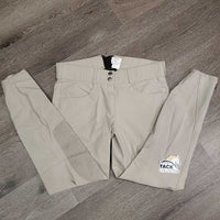 EuroSeat Breeches *gc, Elastic Waist Add On, seam puckers, mnr stain
