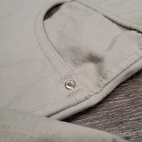 EuroSeat Breeches *gc, Elastic Waist Add On, seam puckers, mnr stain
