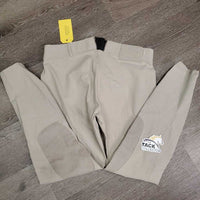 EuroSeat Breeches *gc, Elastic Waist Add On, seam puckers, mnr stain
