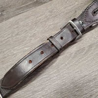 Nylon Cord, Leather De Gogue, Crown Piece *gc, mnr rubs, stains, chewed, dry, stiff, popped/snagged rope