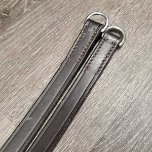 Nylon Cord, Leather De Gogue, Crown Piece *gc, mnr rubs, stains, chewed, dry, stiff, popped/snagged rope