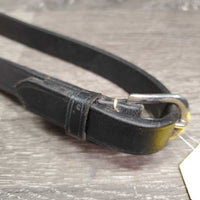 Thick Soft Plain Reins, Finger Stoppers, Buckles *vgc, mnr dirty & clean, creases