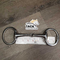 Thick hollow Mouth Eggbutt Snaffle Bit *vgc/xc, clean, mnr scratches & scuffs