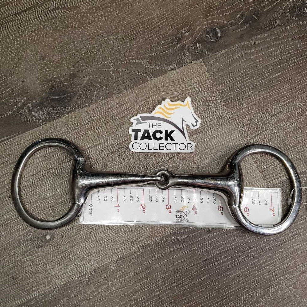 Thick hollow Mouth Eggbutt Snaffle Bit *vgc/xc, clean, mnr scratches & scuffs