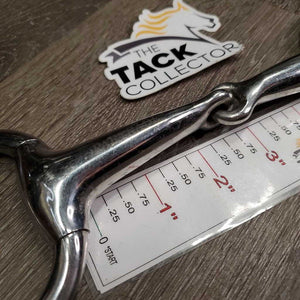 Thick hollow Mouth Eggbutt Snaffle Bit *vgc/xc, clean, mnr scratches & scuffs