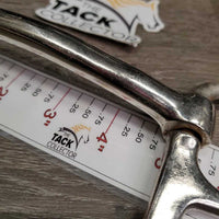 Med Hvy Curved Mullen Mouth Half Cheek Bit *vgc, clean, scrapes, scuffs, sloppy joints
