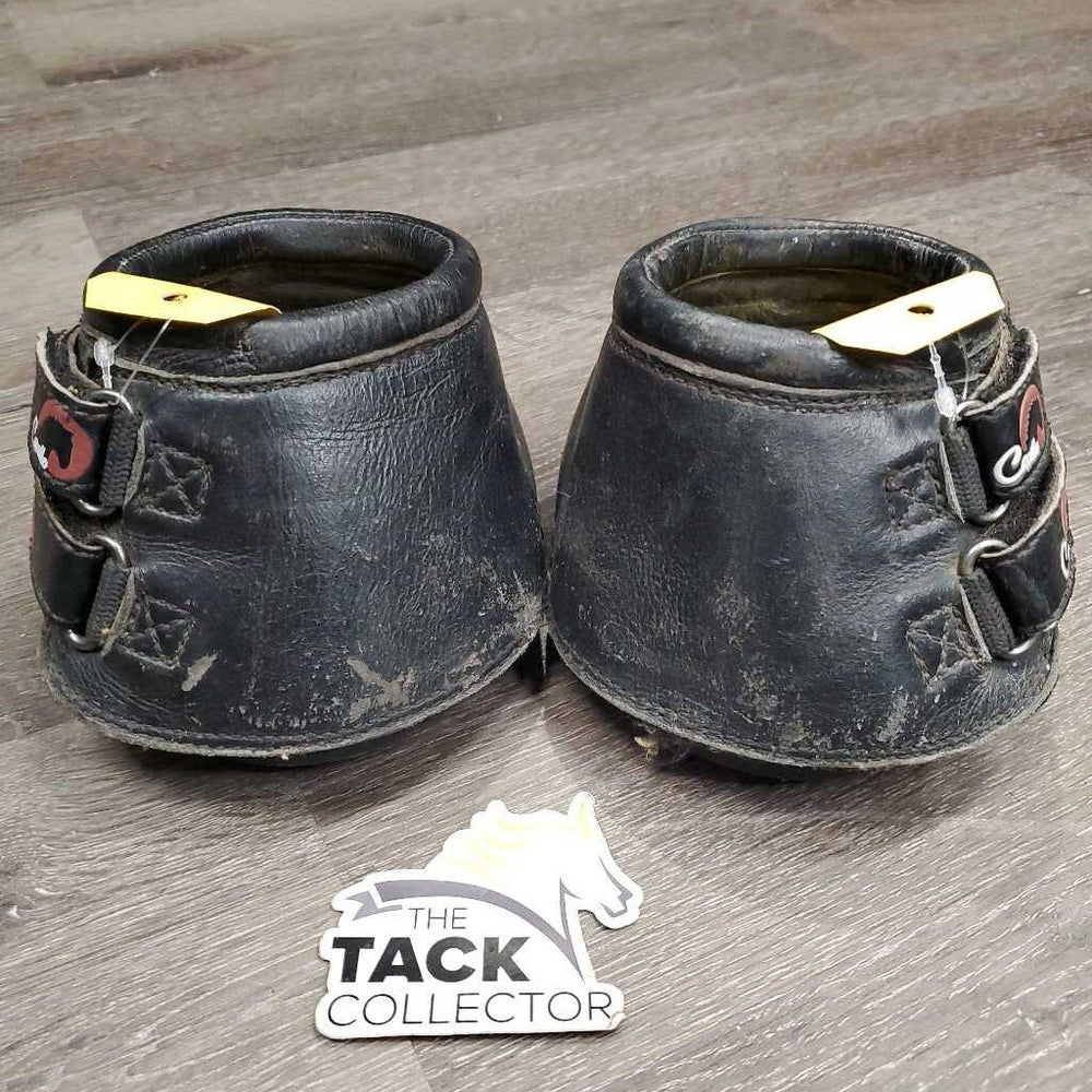 Pr Hoof Boots *gc, dirt, scuffs, rubbed edges, threads, rubs, dirt