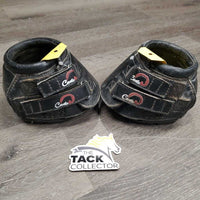 Pr Hoof Boots *gc, dirt, scuffs, rubbed edges, threads, rubs, dirt

