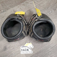 Pr Hoof Boots *gc, dirt, scuffs, rubbed edges, threads, rubs, dirt
