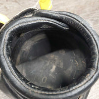 Pr Hoof Boots *gc, dirt, scuffs, rubbed edges, threads, rubs, dirt
