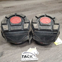 Pr Hoof Boots *gc, dirt, scuffs, rubbed edges, threads, rubs, dirt
