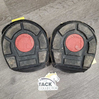 Pr Hoof Boots *gc, dirt, scuffs, rubbed edges, threads, rubs, dirt
