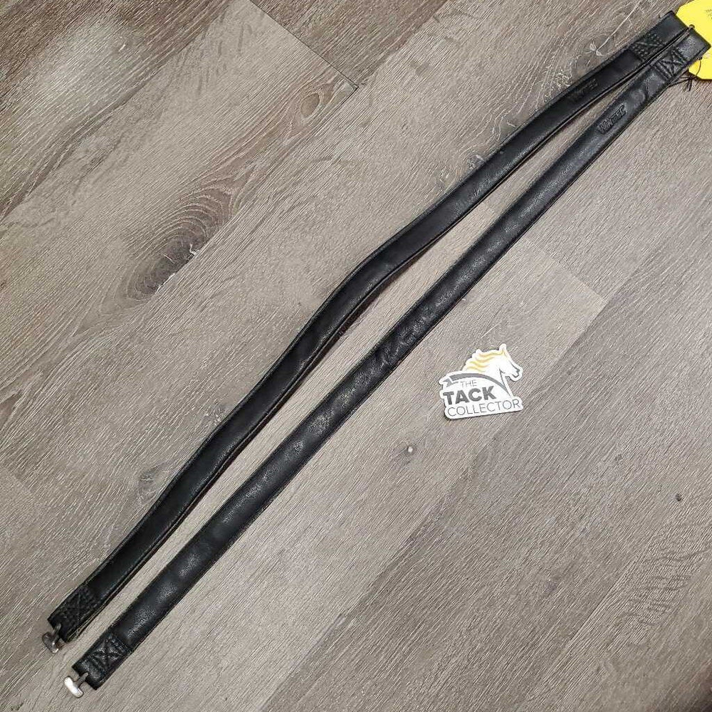 Pr Nylon Lined T Bar Stirrup Leathers *xc, clean, mnr film, NO Keepers