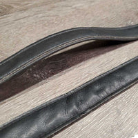 Pr Nylon Lined T Bar Stirrup Leathers *xc, clean, mnr film, NO Keepers
