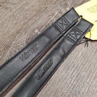 Pr Nylon Lined T Bar Stirrup Leathers *xc, clean, mnr film, NO Keepers

