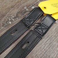 Pr Nylon Lined T Bar Stirrup Leathers *xc, clean, mnr film, NO Keepers
