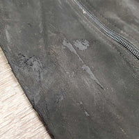 Pr Synthetic Half Chaps *fair, dirt, residue, peeling, cracking, stains, older
