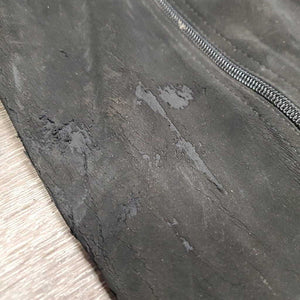 Pr Synthetic Half Chaps *fair, dirt, residue, peeling, cracking, stains, older