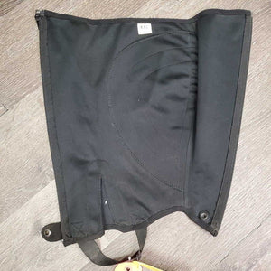 Pr Synthetic Half Chaps *fair, dirt, residue, peeling, cracking, stains, older