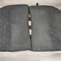 Non-Slip Spine Free Quilt Mesh Saddle Pad, gel-memory foam *vgc, dirt, lining hole
