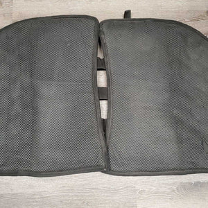 Non-Slip Spine Free Quilt Mesh Saddle Pad, gel-memory foam *vgc, dirt, lining hole