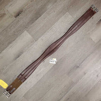 Synthetic Leather Girth, 1x els *xc, clean, mnr dirty edges, rubs & faded