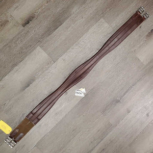 Synthetic Leather Girth, 1x els *xc, clean, mnr dirty edges, rubs & faded