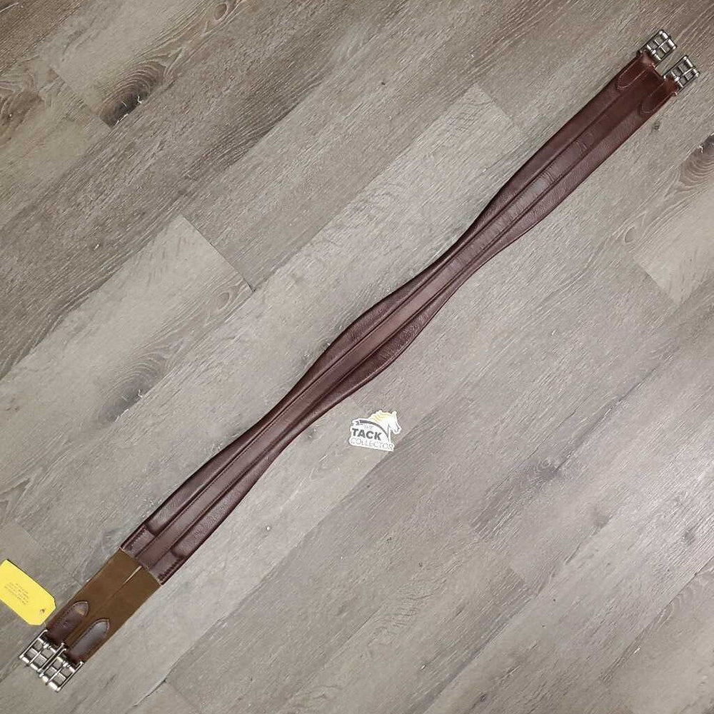 Synthetic Leather Girth, 1x els *xc, clean, mnr dirty edges, rubs & faded