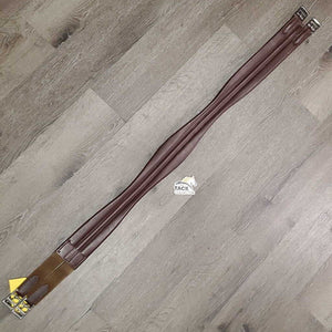 Synthetic Leather Girth, 1x els *xc, clean, mnr dirty edges, rubs & faded