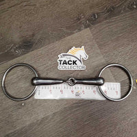 Thick Hollow Mouth Loose Ring Snaffle Bit *vgc, clean, mnr scuffs & scratches
