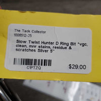 Slow Twist Hunter D Ring Bit *vgc, clean, mnr stains, residue & scratches
