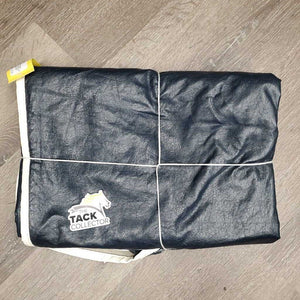 Vinyl Show Rain Sheet, NOT FOR TURNOUT *vgc, older, wpf, mnr threads, dirt/dust, mnr stains, shrunk?, cracks
