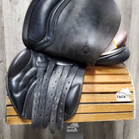 17.5 *6.25 Black Country Wexford All Purpose, 0 Billet Guards, Black Cotton Black Country Cover. Wool Flocking, Lg Front & Back Blocks, Front & Rear Gusset Panels, Flaps: 14"L x 13"W Serial #: 17 1/2 W 10889

