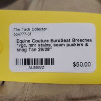 EuroSeat Breeches *vgc, mnr stains, seam puckers & snag
