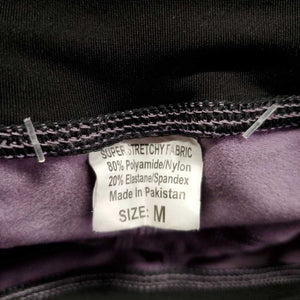 Light Fleece Lined Sticky Full Seat Riding Tight Breeches, Pull On, Thick Pockets *vgc, curled waist, mnr seam & pockets: rubs, pills & frays