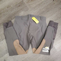 EuroSeat Breeches *vgc, seam puckers, knees: pills, rubs & stains, mnr faded

