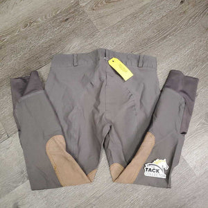 EuroSeat Breeches *vgc, seam puckers, knees: pills, rubs & stains, mnr faded